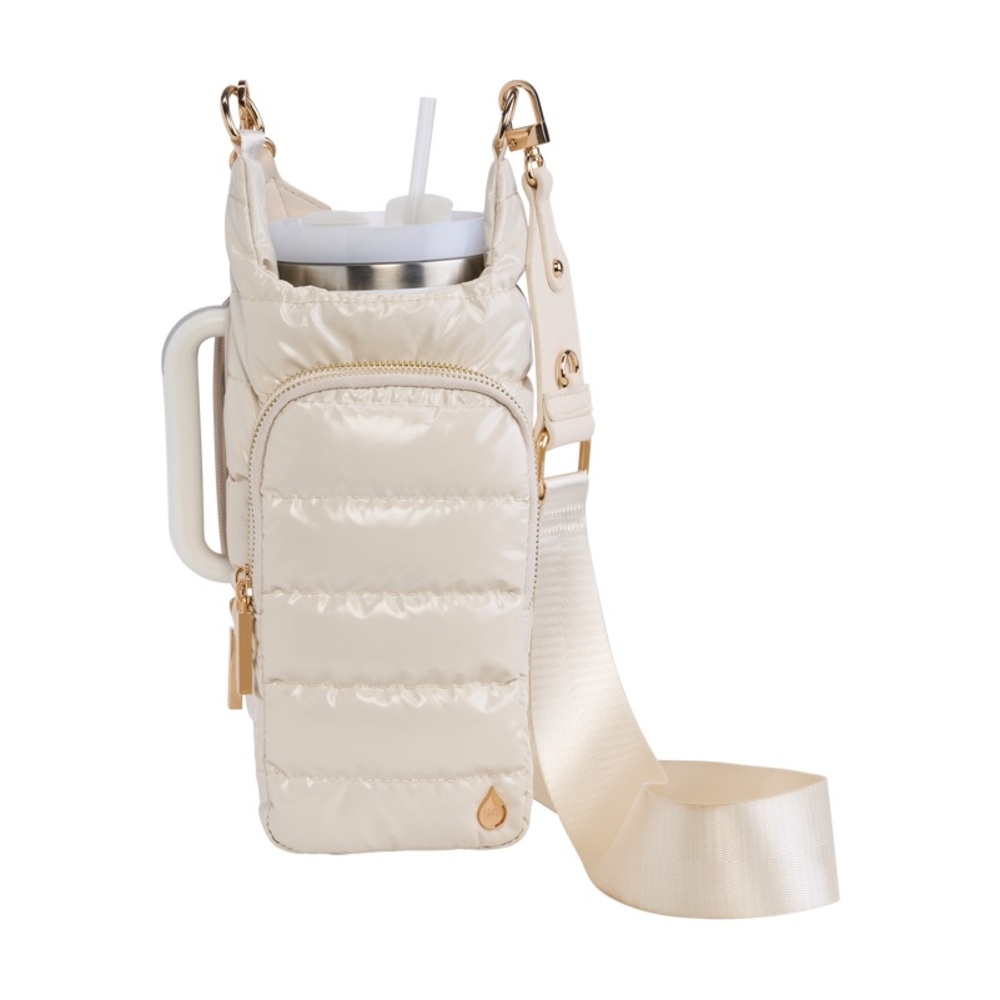 Ivory Hydrobag water bottle crossbody by Wanderful